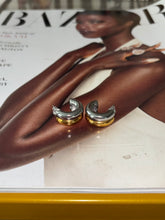 Load image into Gallery viewer, Half &amp; Half Hoop Earrings
